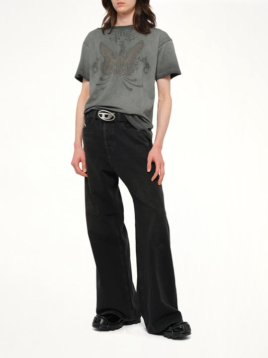 T-NORM-T9 T-Shirt in Washed Grey