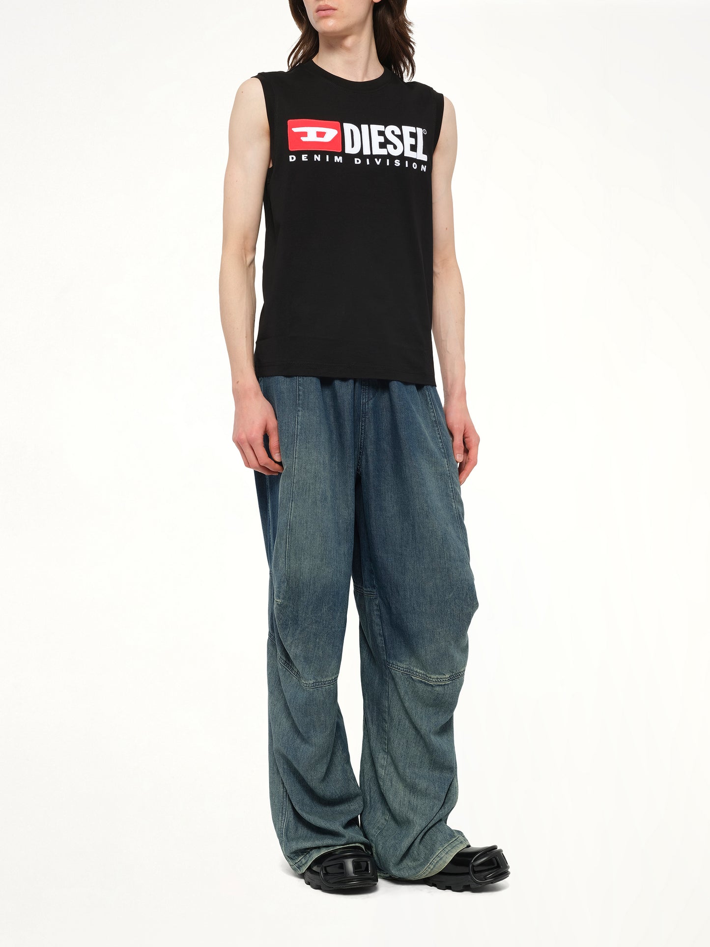 T-ISCO-DIV Tank Top in Black