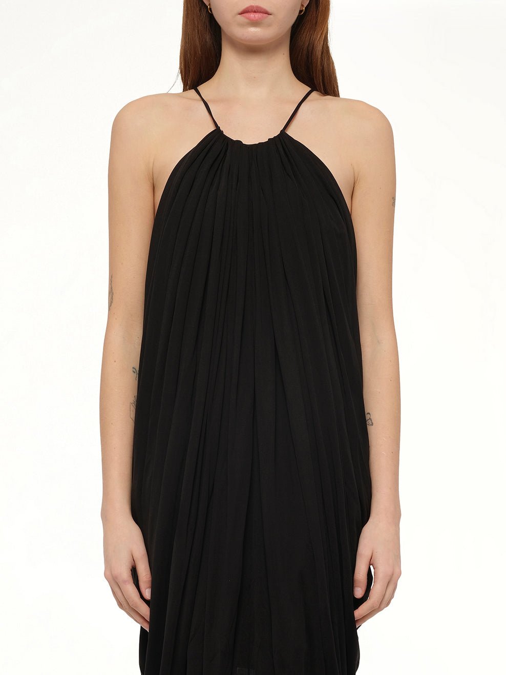 Draped Dress in Black
