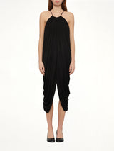 Draped Dress in Black