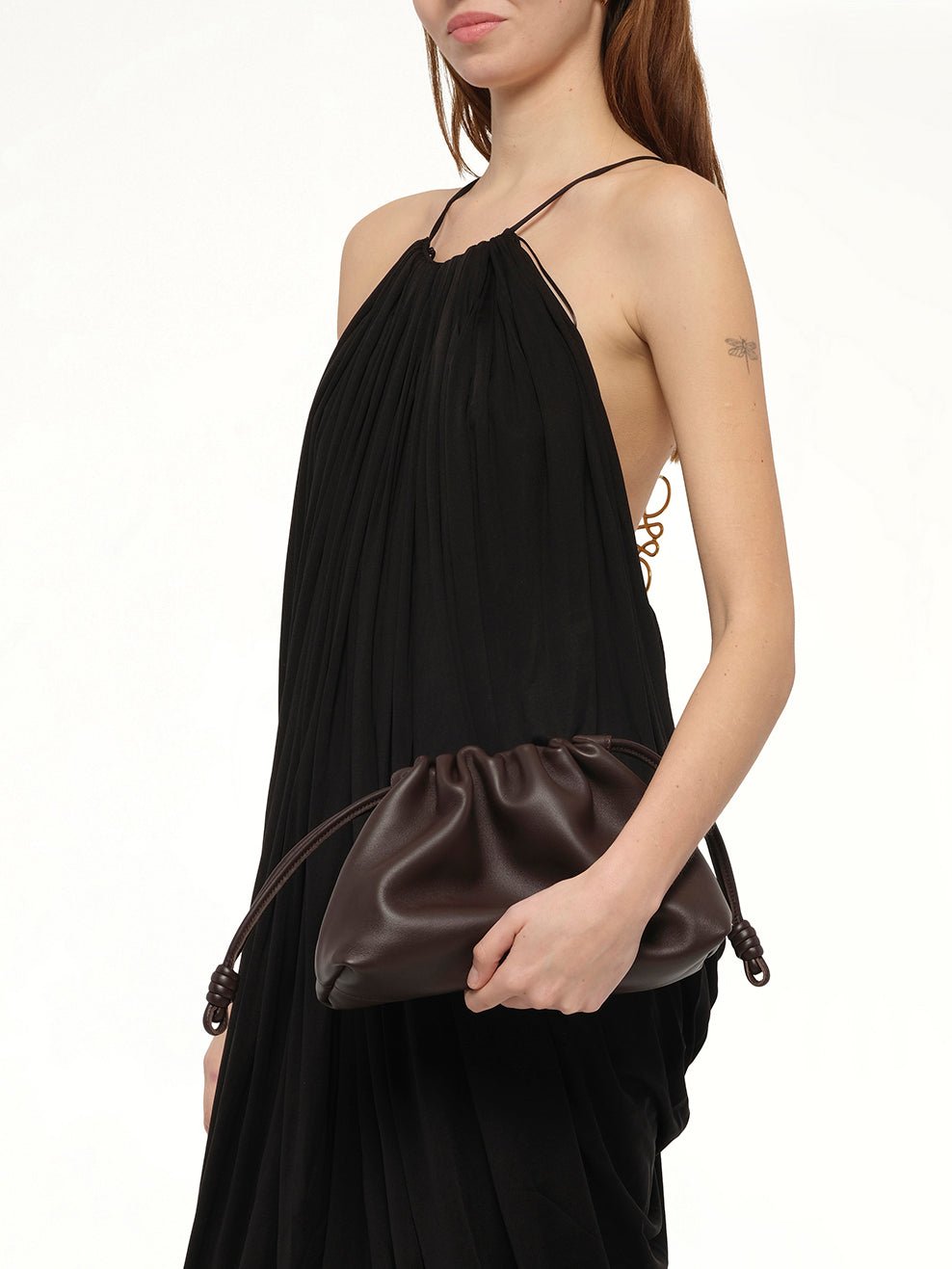 Draped Dress in Black