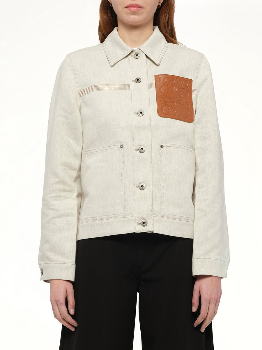 Workwear Jacket in Ecru