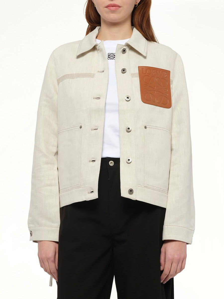 Workwear Jacket in Ecru