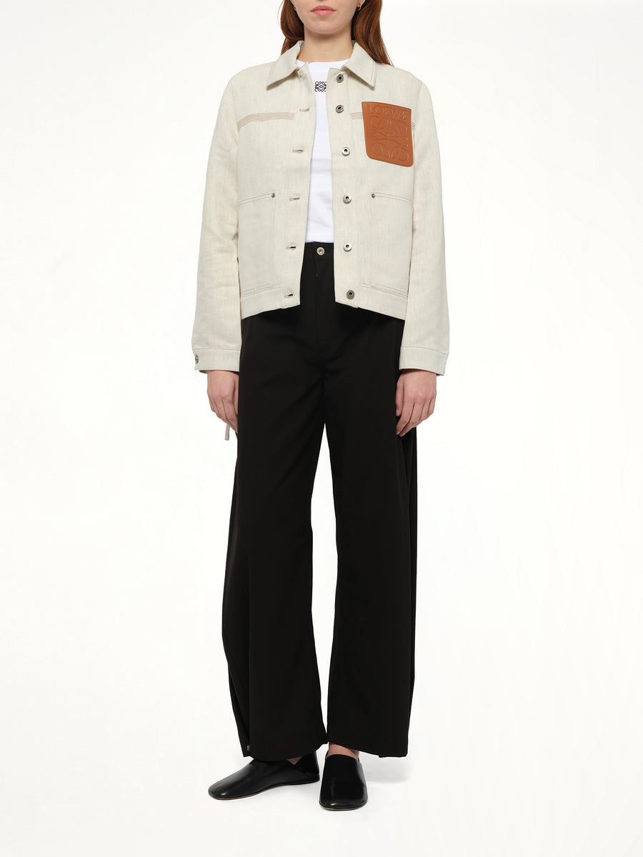 Workwear Jacket in Ecru