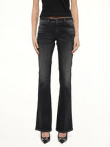 1969 D-EBBEY Bootcut Jeans in Black/Dark Grey