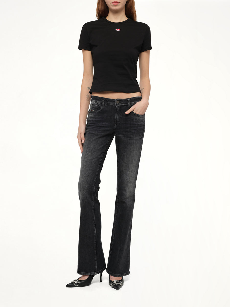 1969 D-EBBEY Bootcut Jeans in Black/Dark Grey