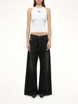 1996 D-SIRE Wide Jeans in Black/Dark Grey