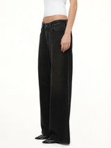 1996 D-SIRE Wide Jeans in Black/Dark Grey
