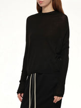 Crater Knit Sweater in Black