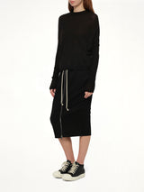 Crater Knit Sweater in Black