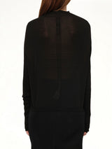 Crater Knit Sweater in Black