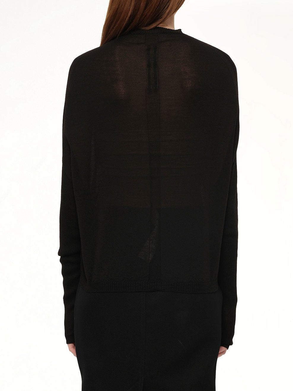 Crater Knit Sweater in Black