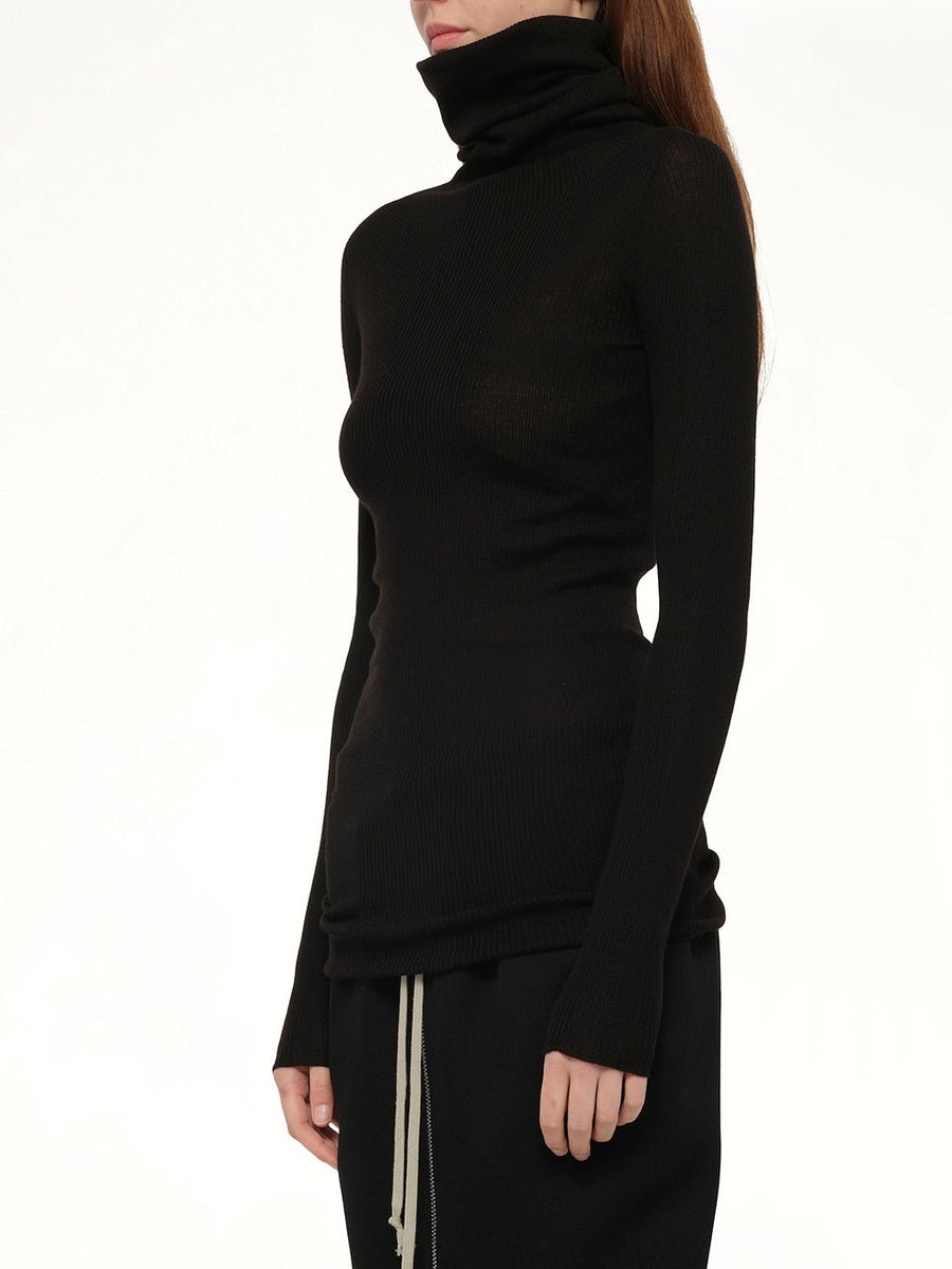 L/S Tube Sweater in Black