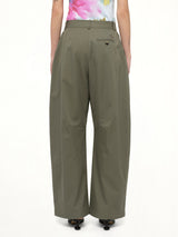 Barrel Trouser AF in Khaki Green