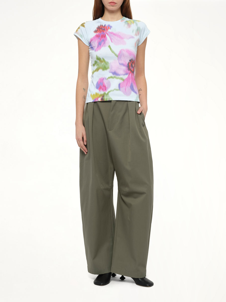 Barrel Trouser AF in Khaki Green