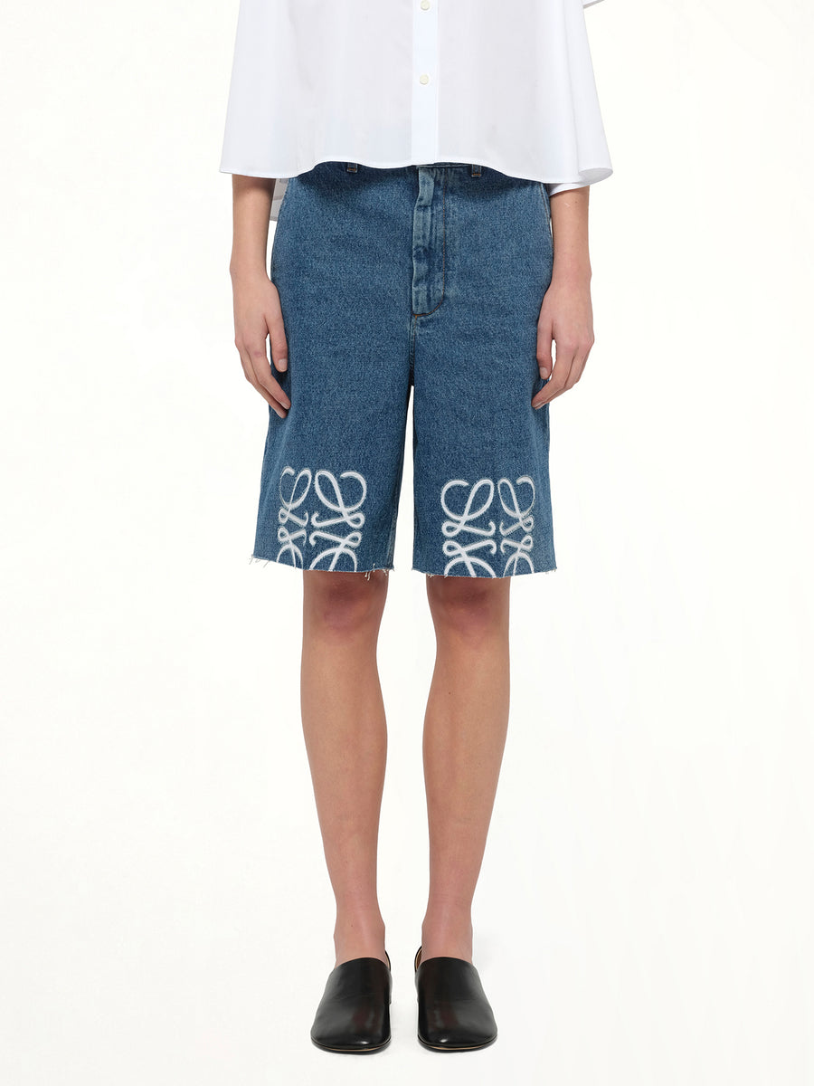 Anagram Shorts AF in Jeans Blue