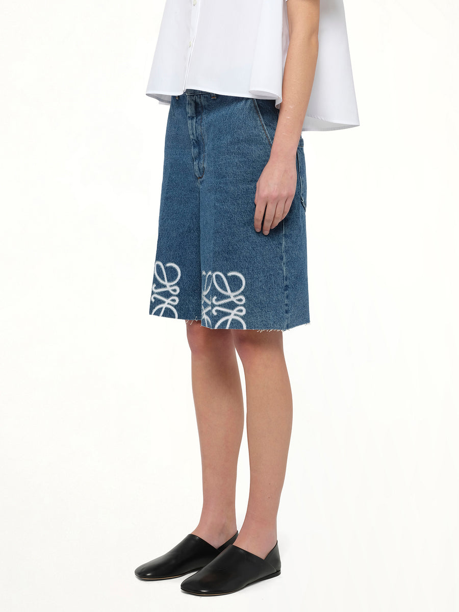 Anagram Shorts AF in Jeans Blue