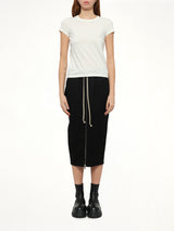 Cropped Level T-Shirt in Milk
