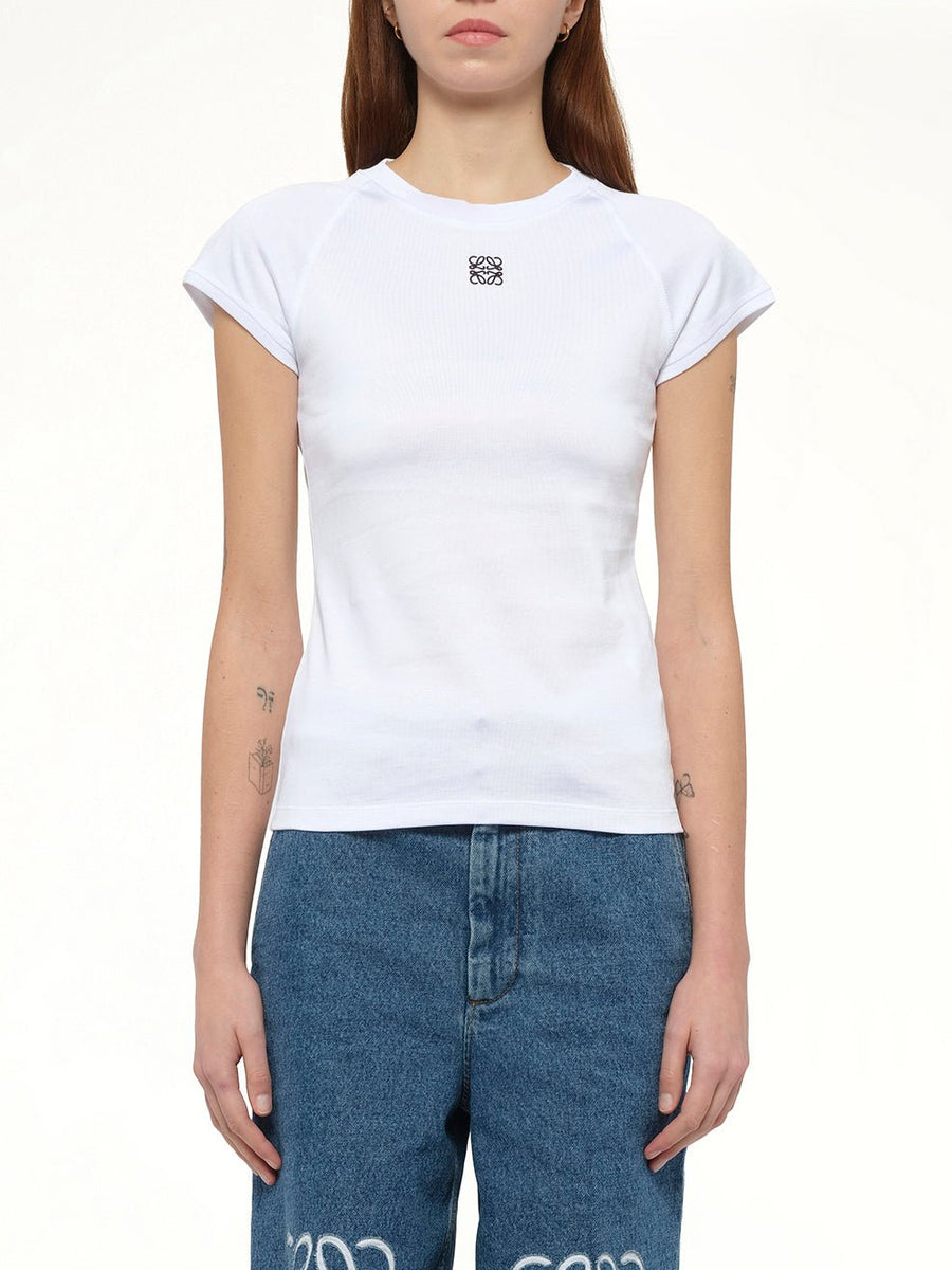Small Fit Anagram T-Shirt in White