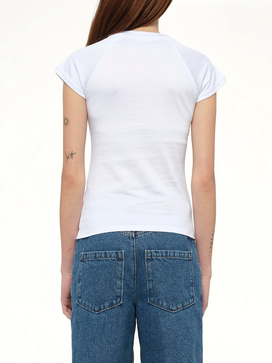 Small Fit Anagram T-Shirt in White