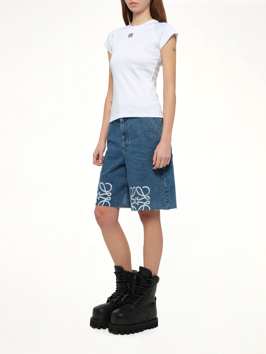 Small Fit Anagram T-Shirt in White
