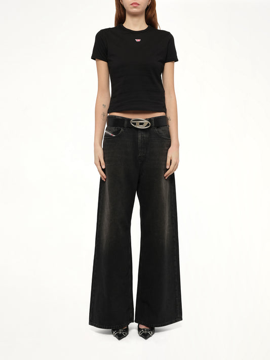 T-UNCUTIE-LONG-D T-Shirt in Black