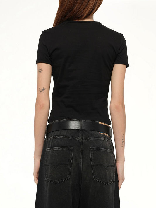 T-UNCUTIE-LONG-D T-Shirt in Black