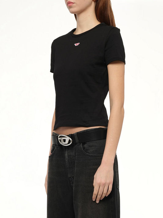 T-UNCUTIE-LONG-D T-Shirt in Black