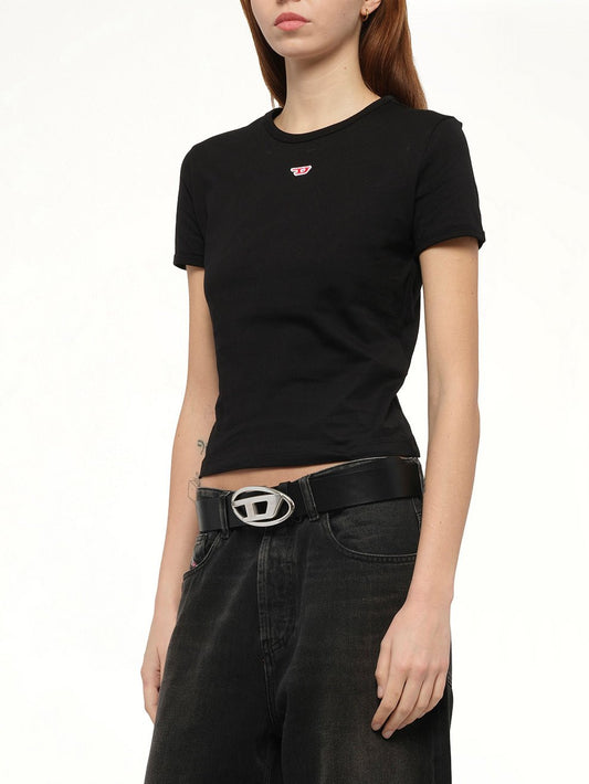 T-UNCUTIE-LONG-D T-Shirt in Black