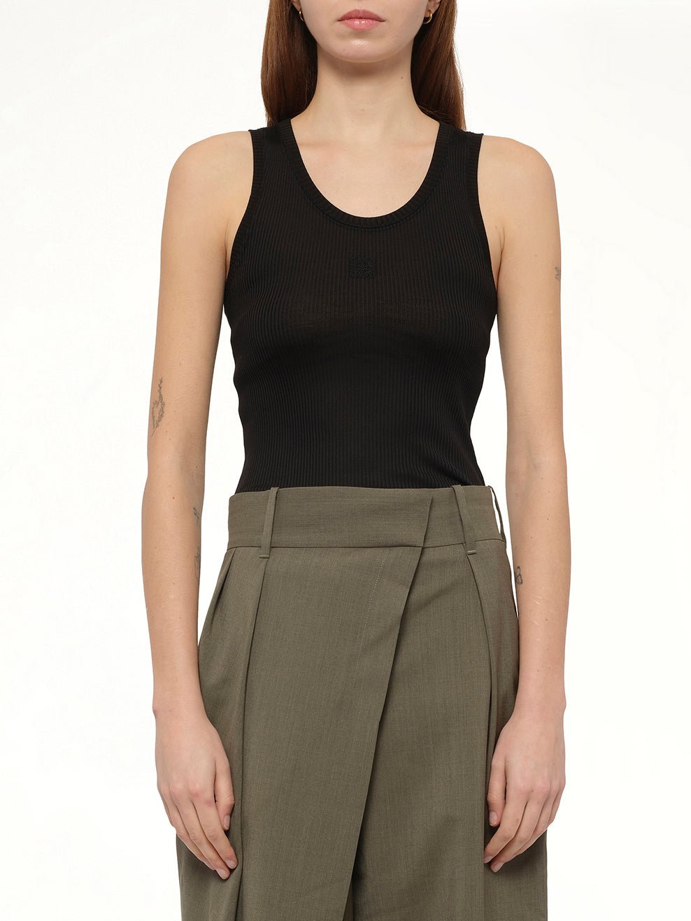 Anagram Tank Top in Black