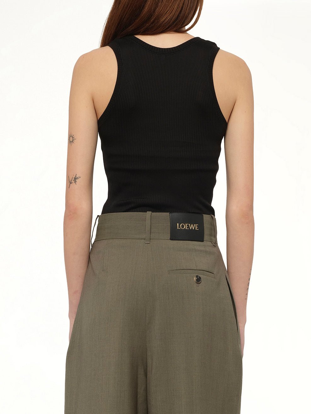 Anagram Tank Top in Black