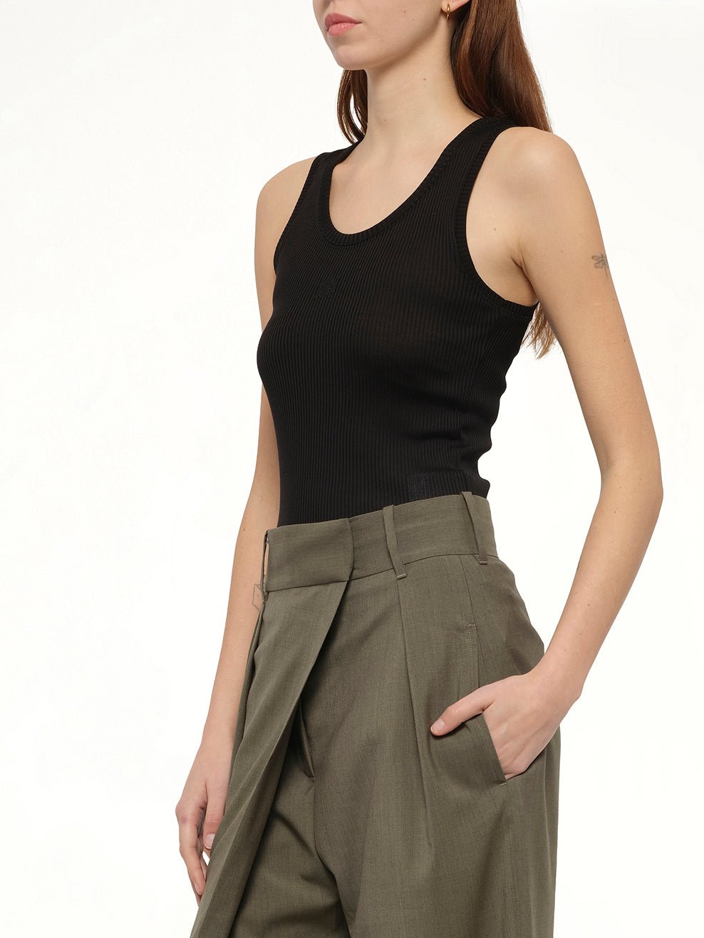 Anagram Tank Top in Black