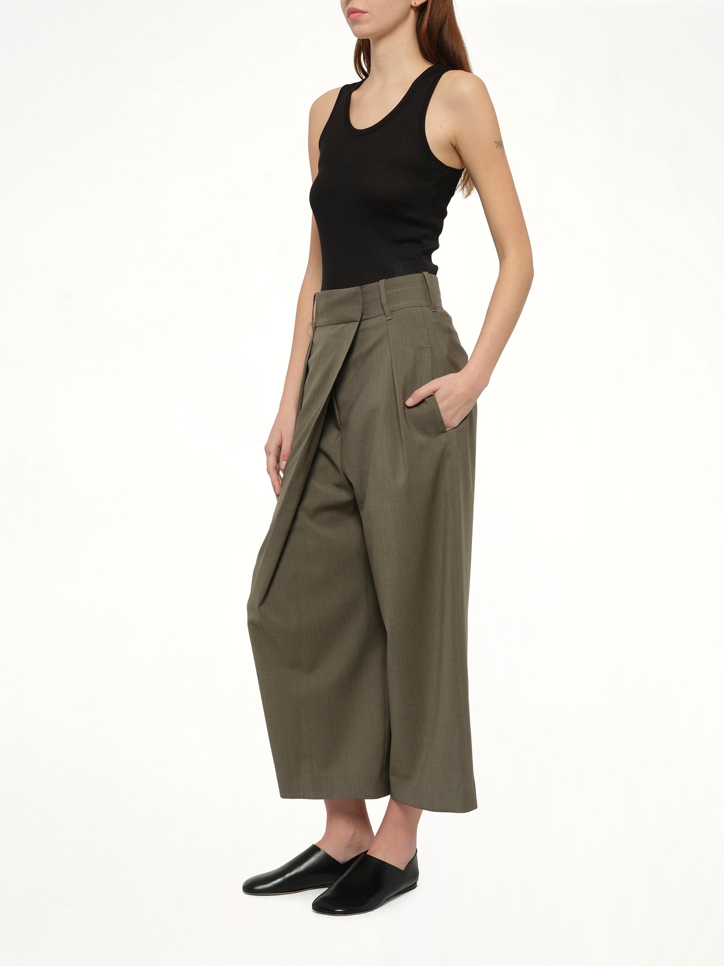 Anagram Tank Top in Black