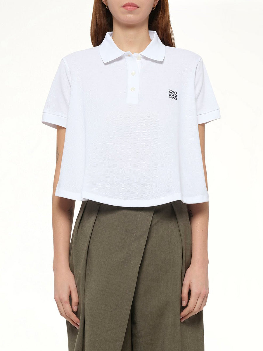 Trapeze Polo in White