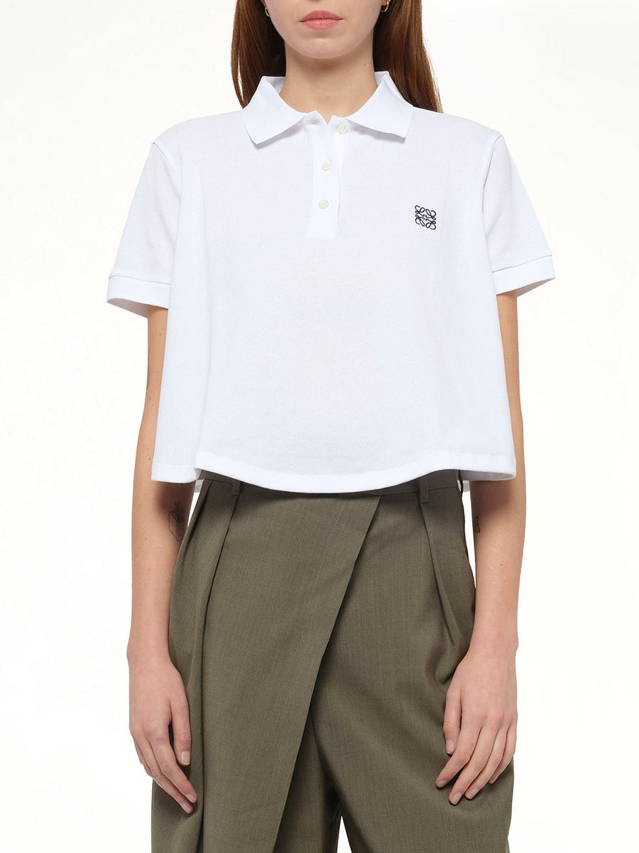 Trapeze Polo in White