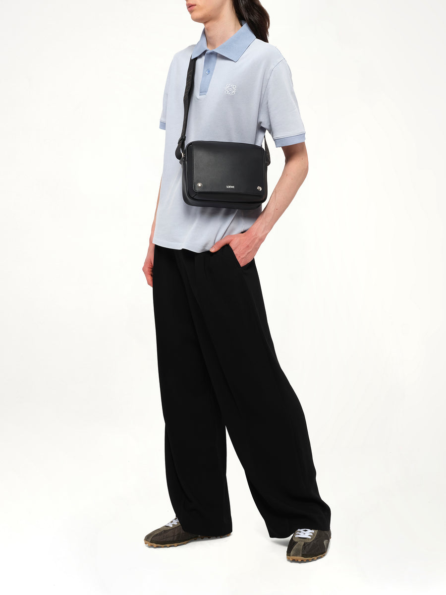 Pebble Messenger Medium in Black