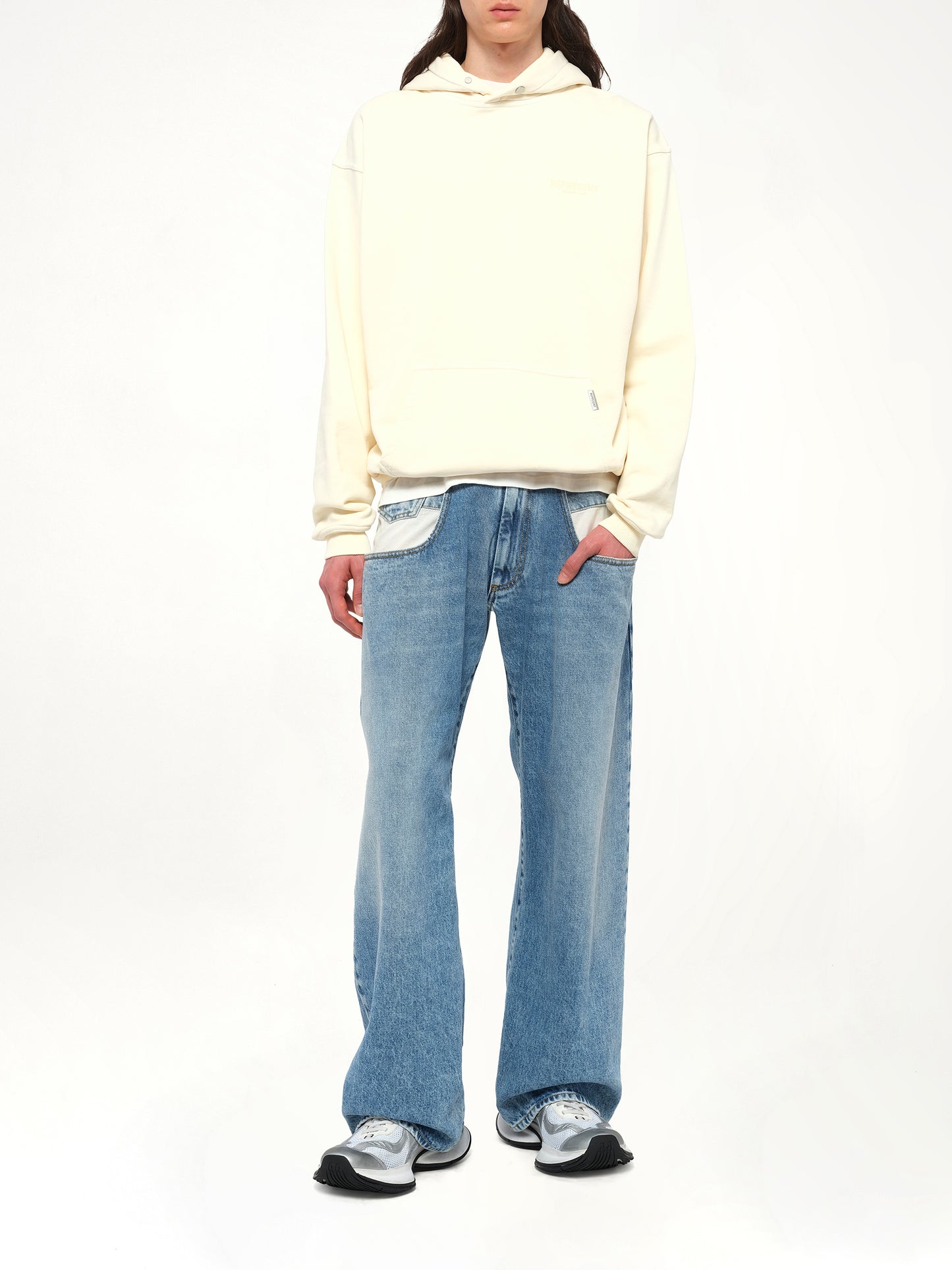 Represent Owners Club Hoodie in Buttercream