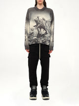 Iron Maiden Trooper Knit Sweater in Sunfade Grey