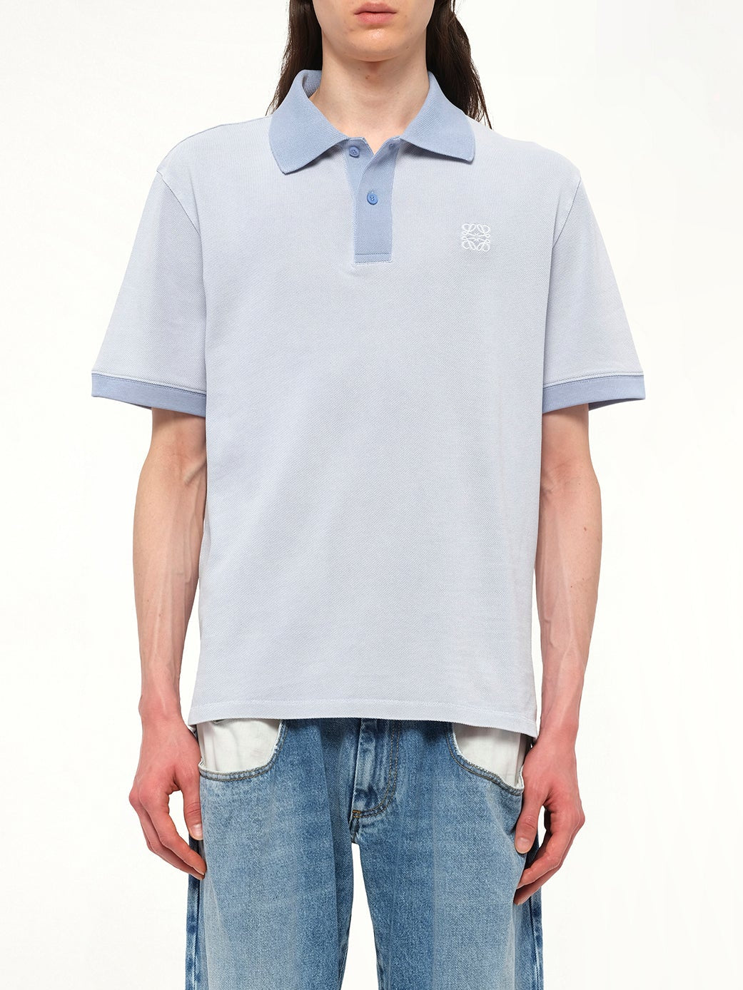 Polo in Light Blue