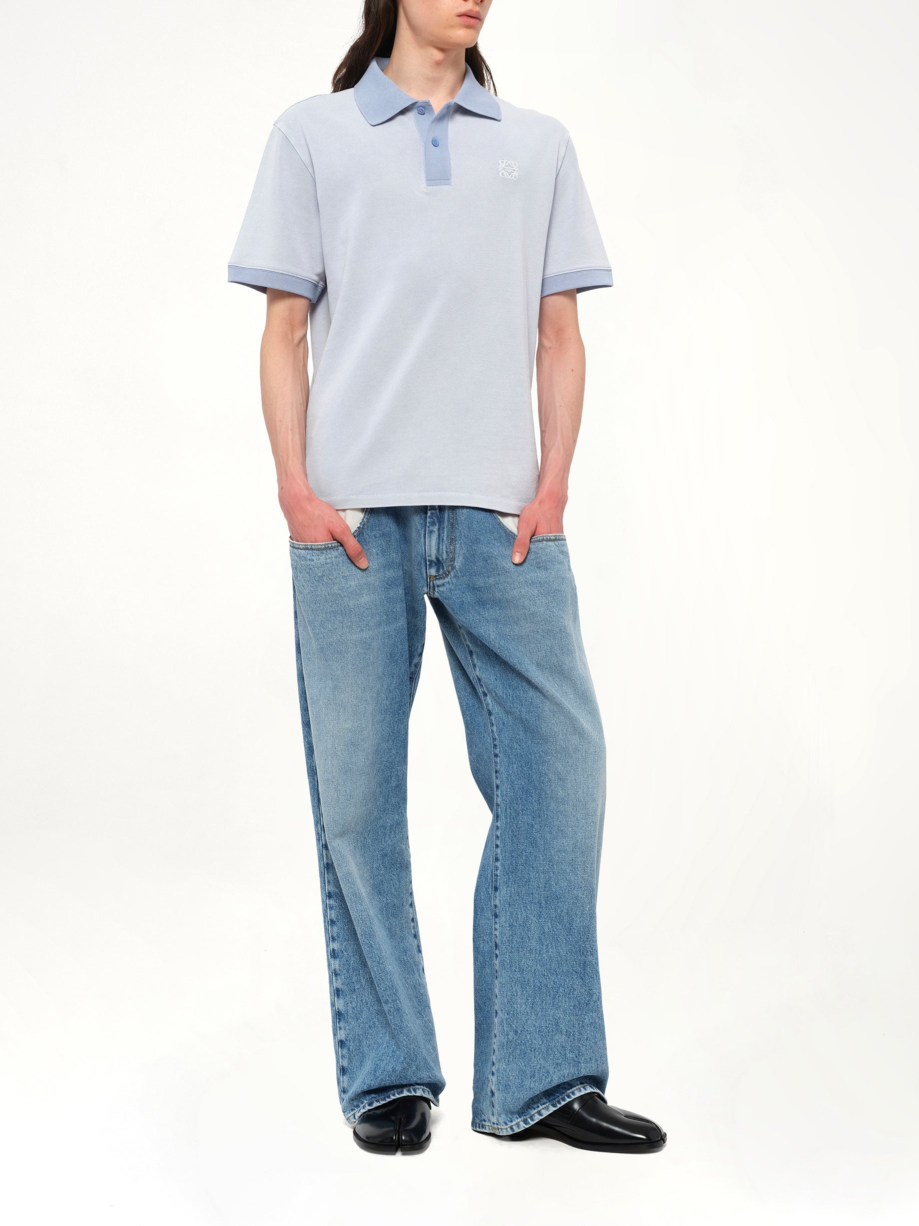 Polo in Light Blue