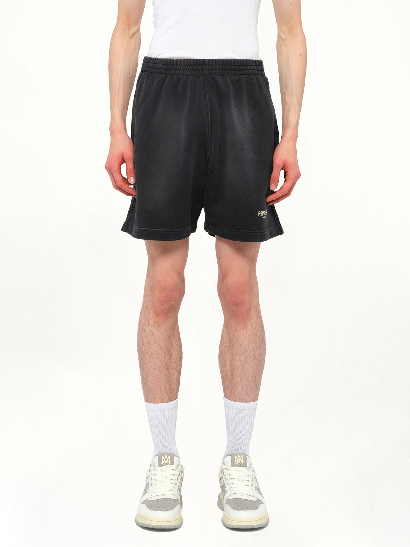 Represent Owners Club Shorts in Aged Black