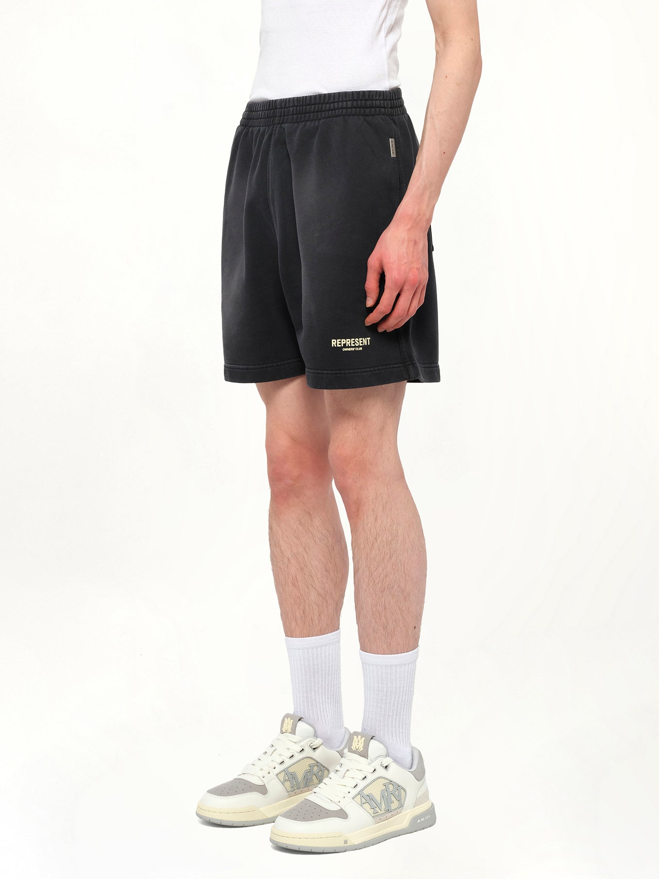 Represent Owners Club Shorts in Aged Black