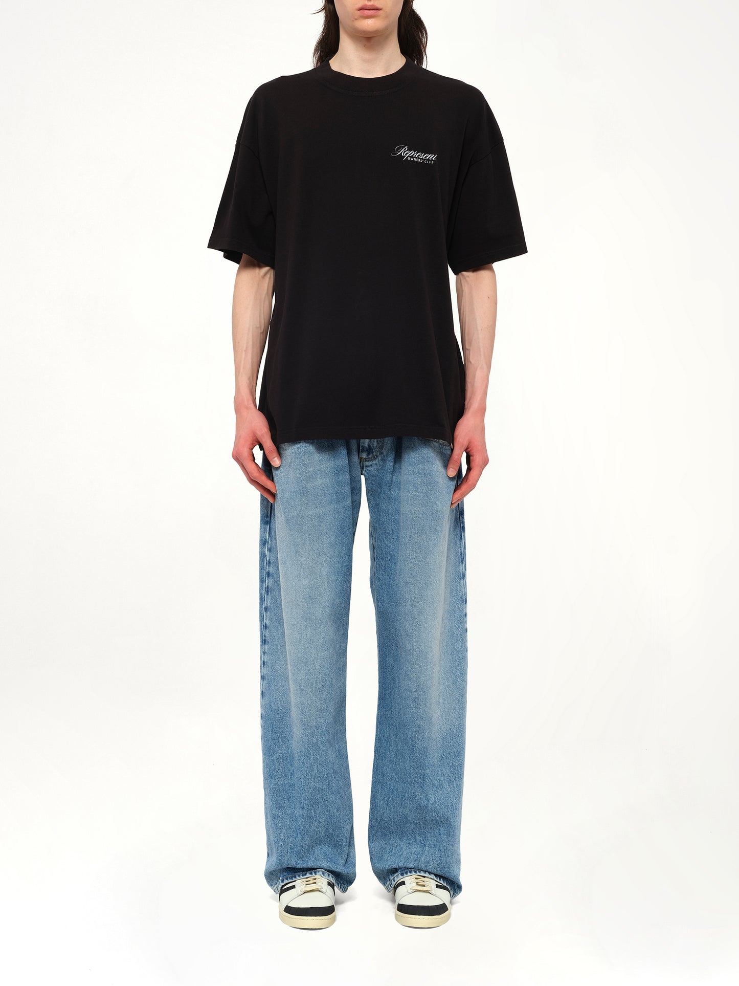 Represent Owners Club Script T-Shirt in Black