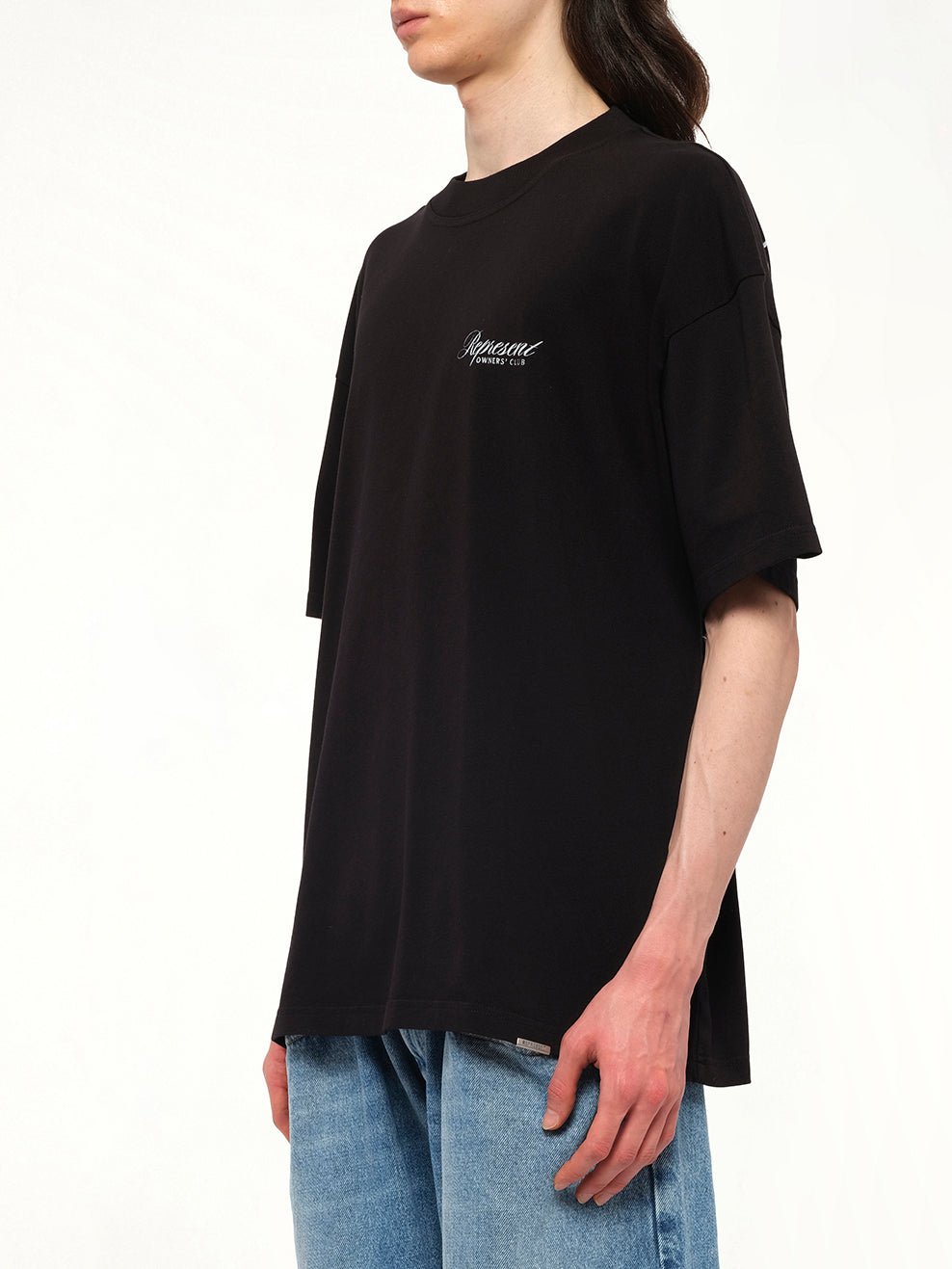 Represent Owners Club Script T-Shirt in Black
