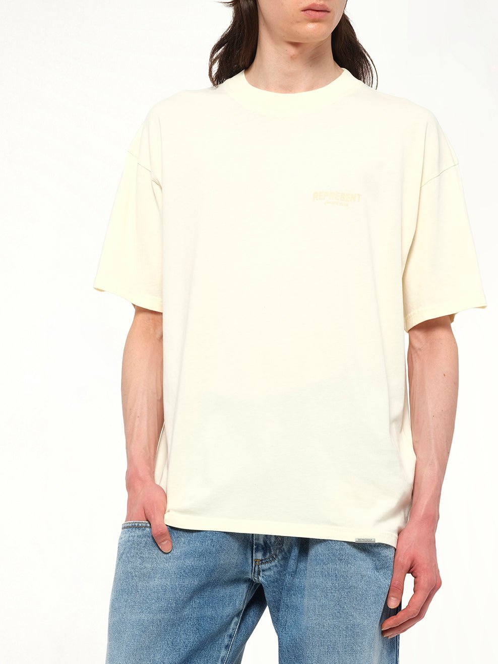 Represent Owners Club T-Shirt in Buttercream