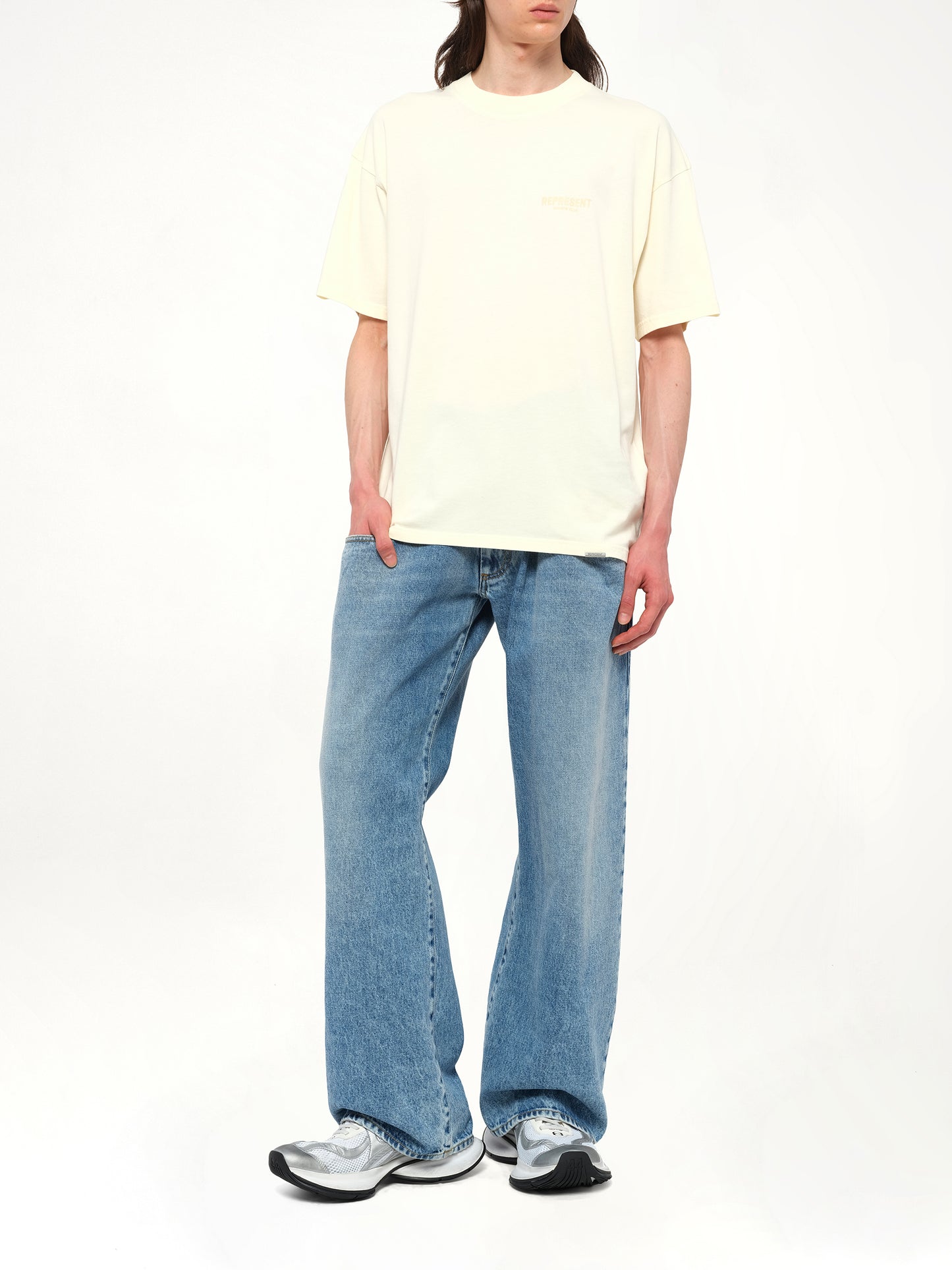 Represent Owners Club T-Shirt in Buttercream