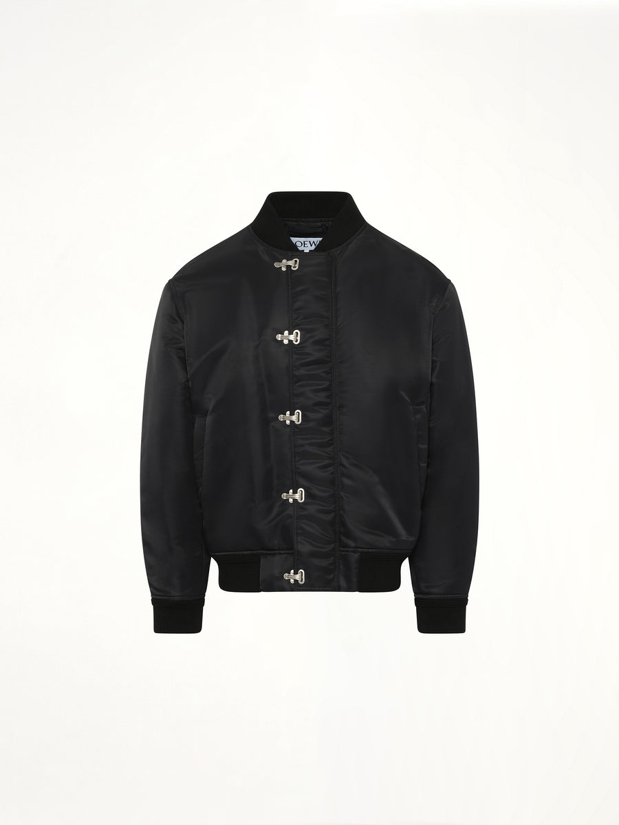 Metal Clip Jacket in Black