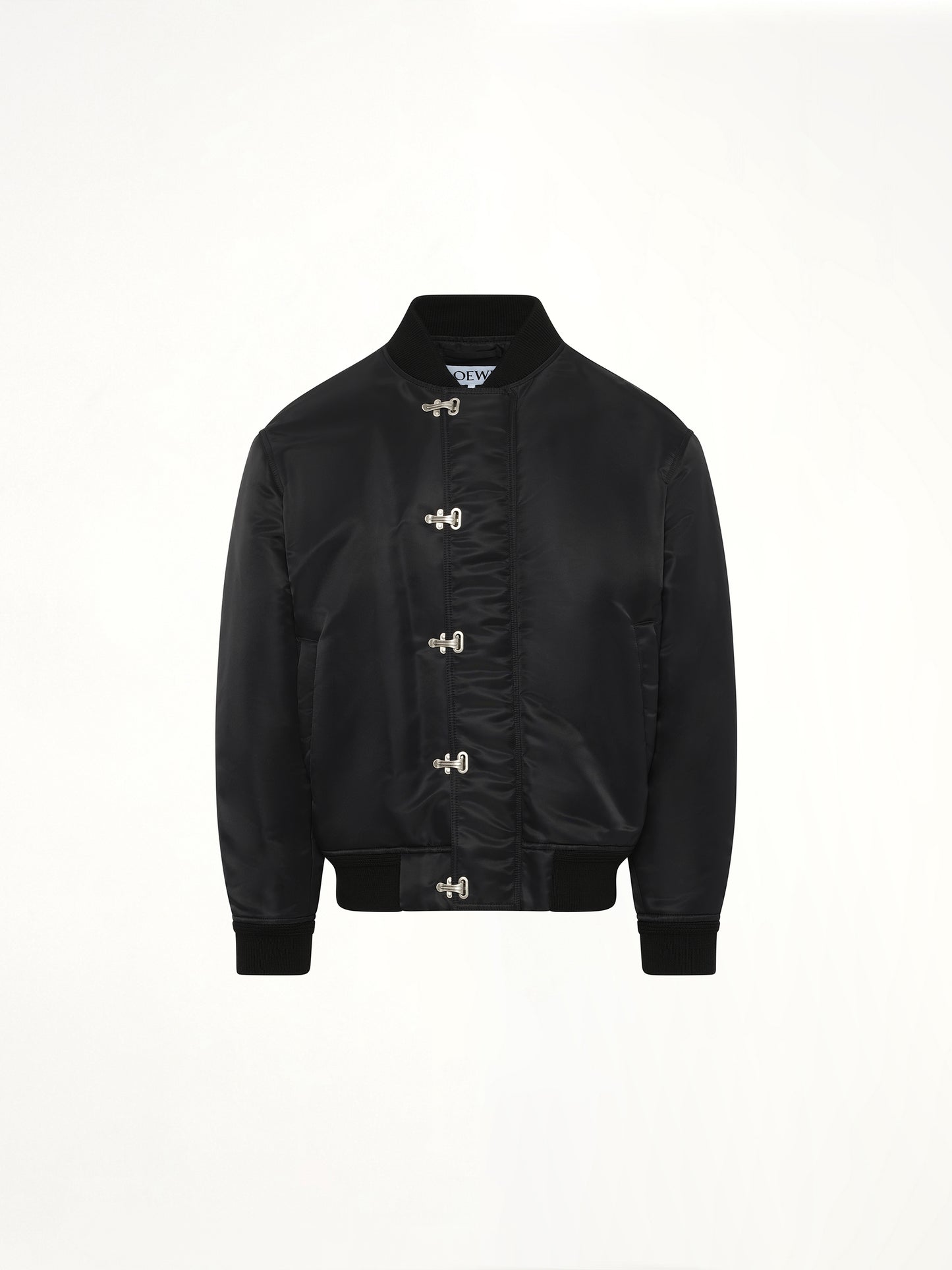 Metal Clip Jacket in Black