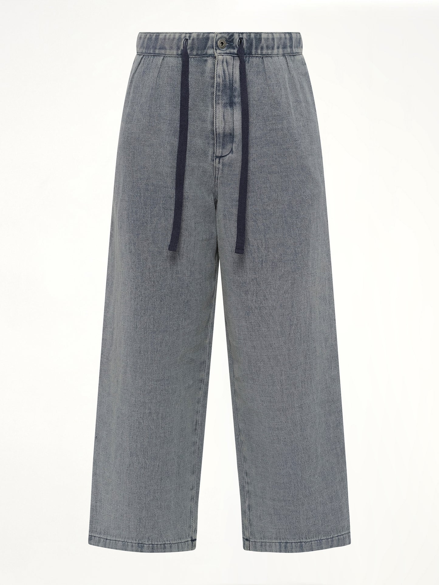 Drawstring Trouser AF in Grey Blue