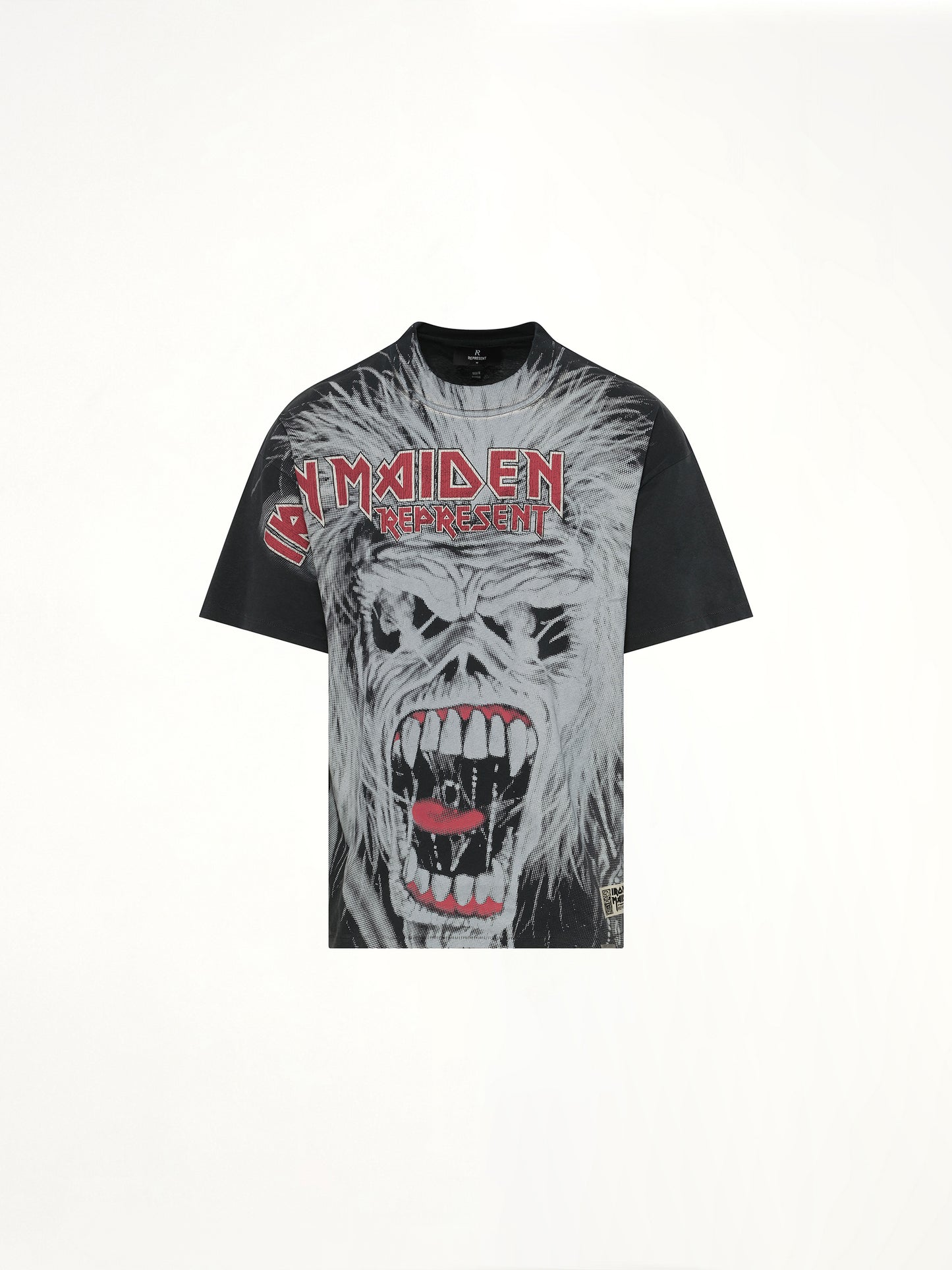 Iron Maiden British Metal T-Shirt in Stained Black